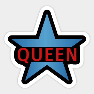 Queen For Mayor small Sticker
